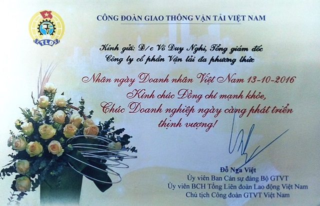 Chào mừng ngày Doanh nhân Việt Nam